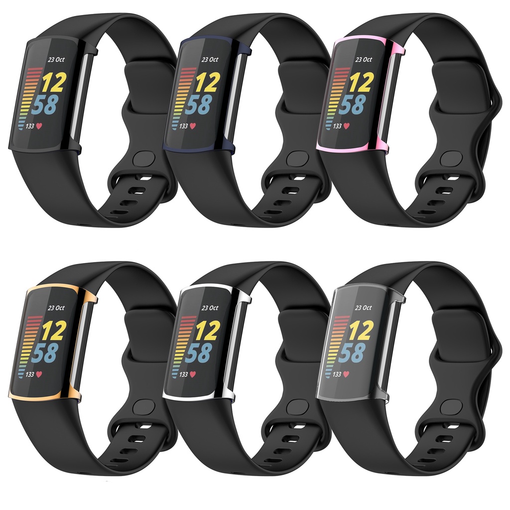 Case Pelindung Smartwatch Bahan Tpu Untuk Fitbit Charge 5