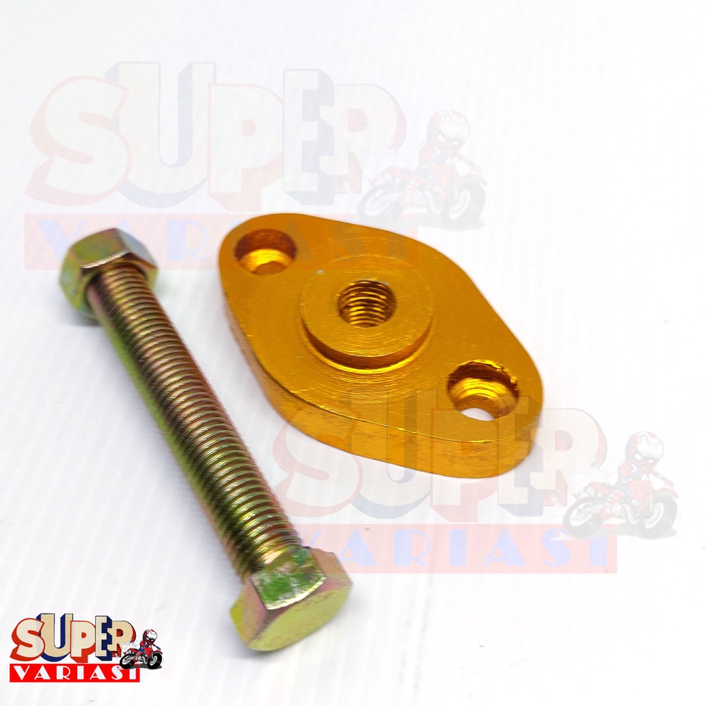 tonjokkan keteng racing - tensioner manual - setelan keteng manual cnc SUZUKI SATRIA FU 150, SMASH, SHOGUN, ARASHI - (110CC/125CC