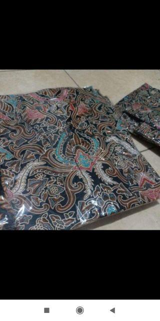 Maura Couple - Sania Ruffle Couple Batik Ori Ndoro Jowi Garansi Termurah Ori Dnt