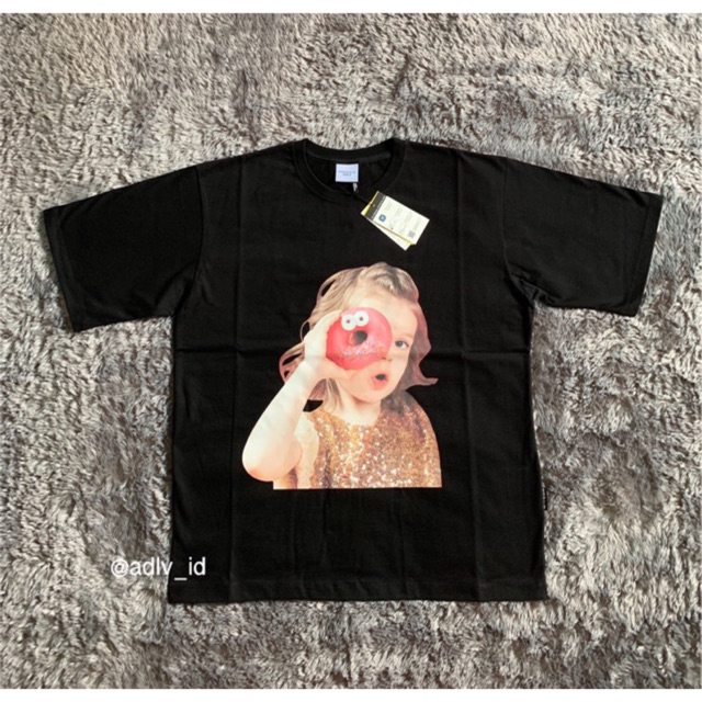 ACME DE LA VIE ADLV BABY FACE SHORT SLEEVE TEES BLACK DONUTS 4