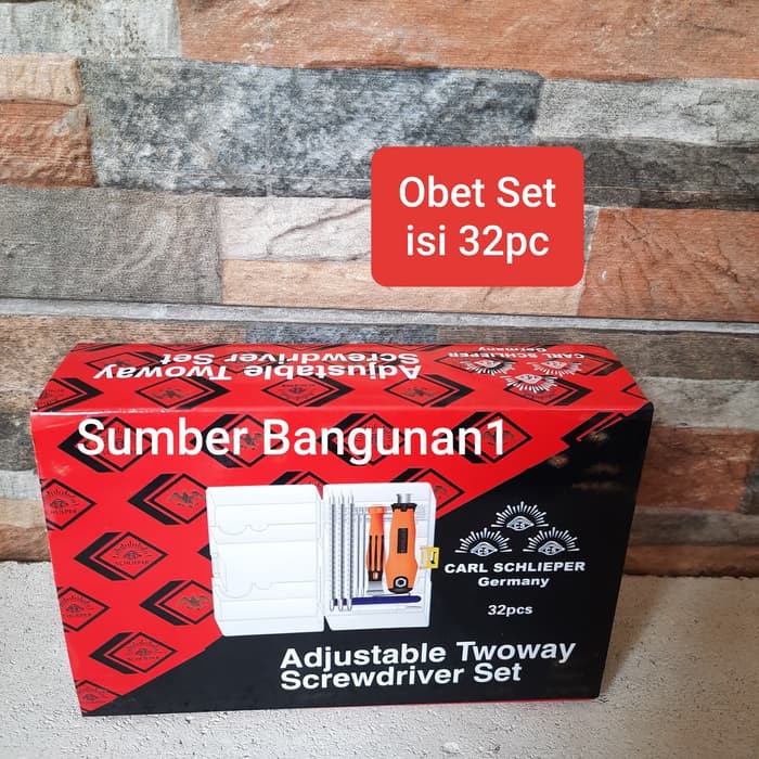 Obeng set | Obeng lengkap | Screwdriver kecil besar kacamata