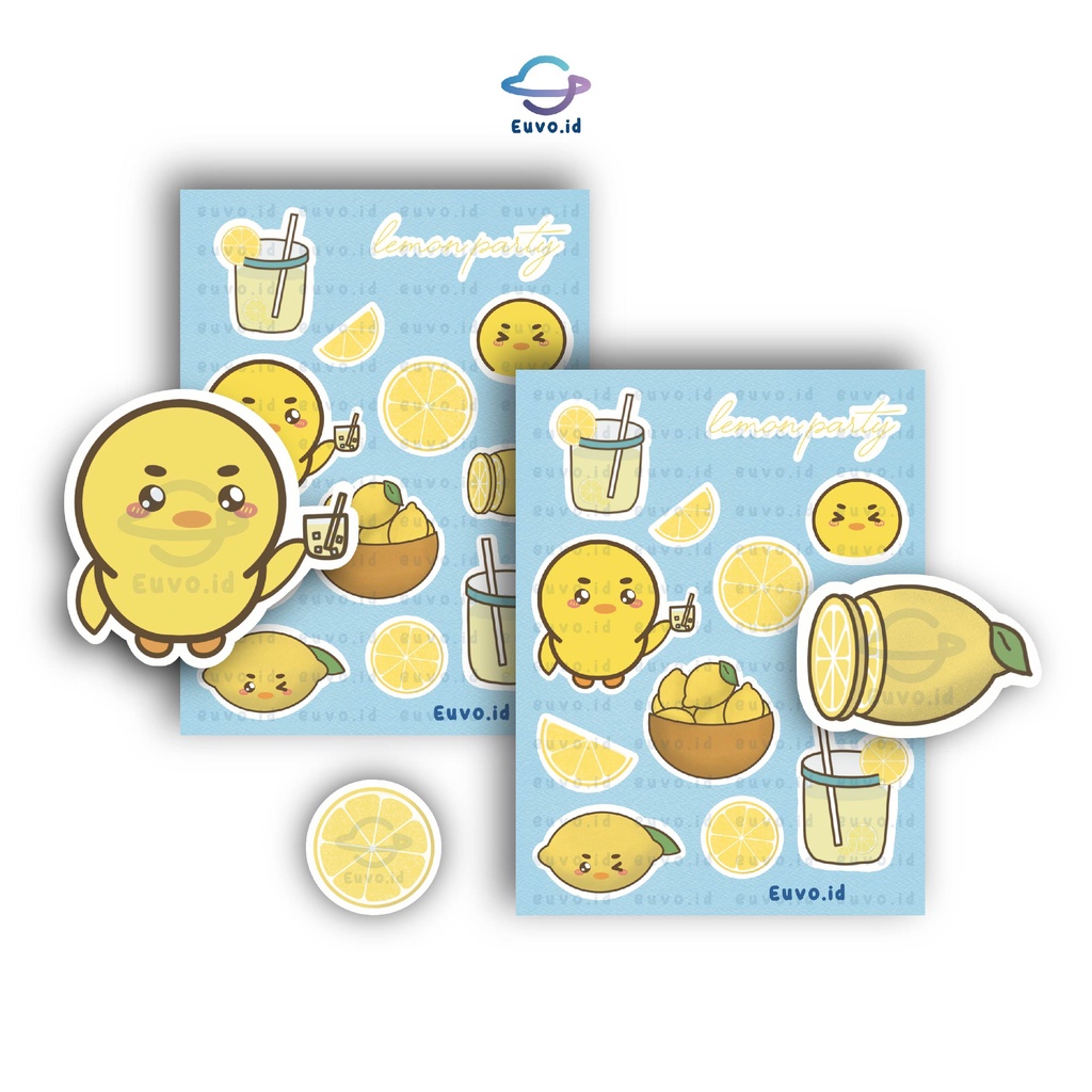 Lemon Party Sticker by Euvo