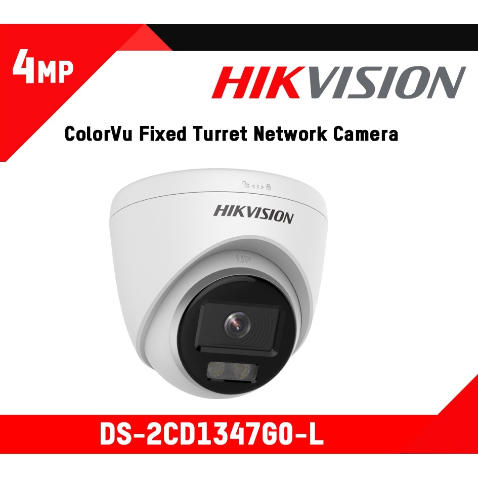 Ipcam Indoor 4MP HIKVISION COLORVU DS-2CD1347G0-L