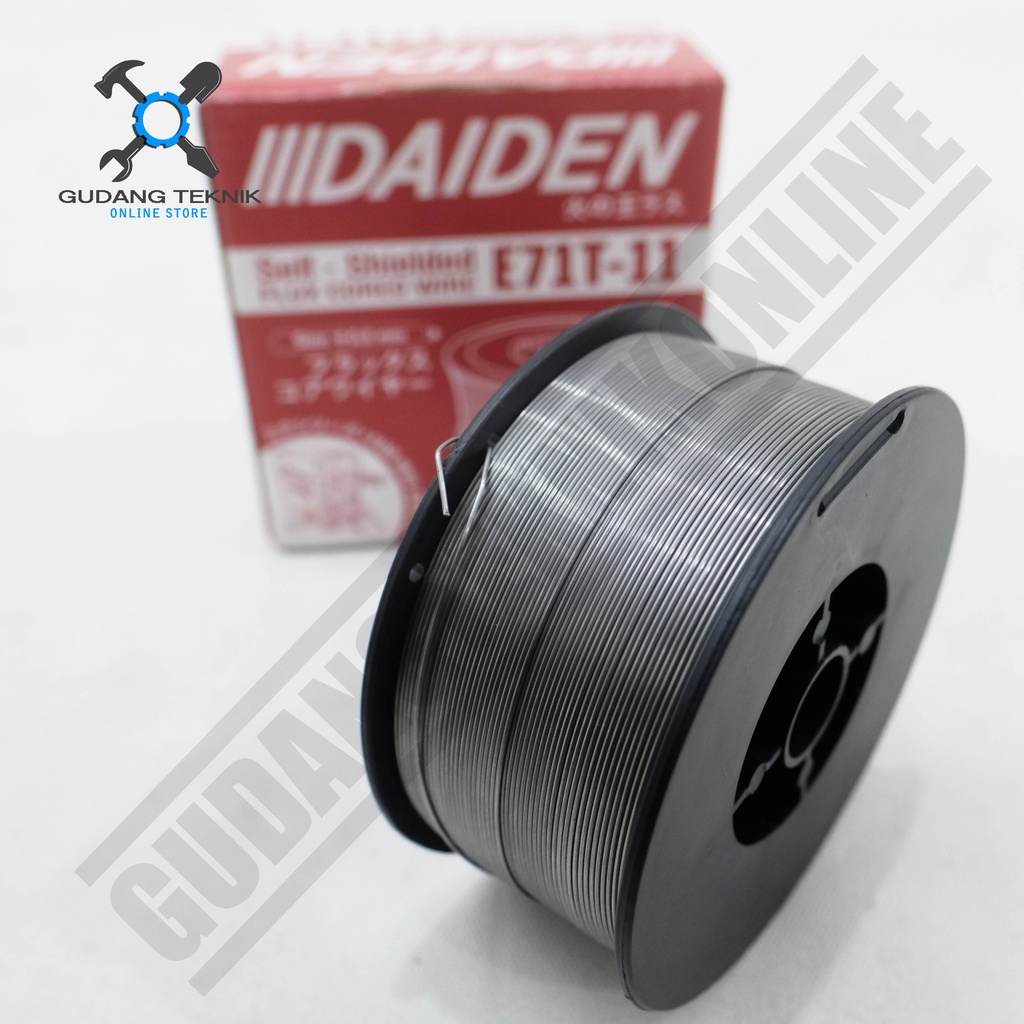 Kawat Las Flux Core 0.8mm Daiden 1Kg  E71T-11 / Welding Wire Daiden 0,8mm 1Kg E71T 11