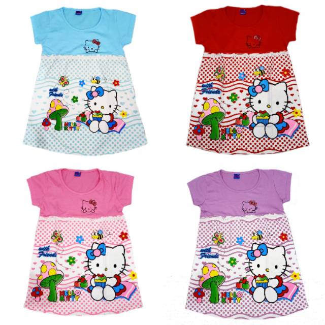 Daster Karakter Anak / Dress Anak / Dress Anak (5-8thn)
