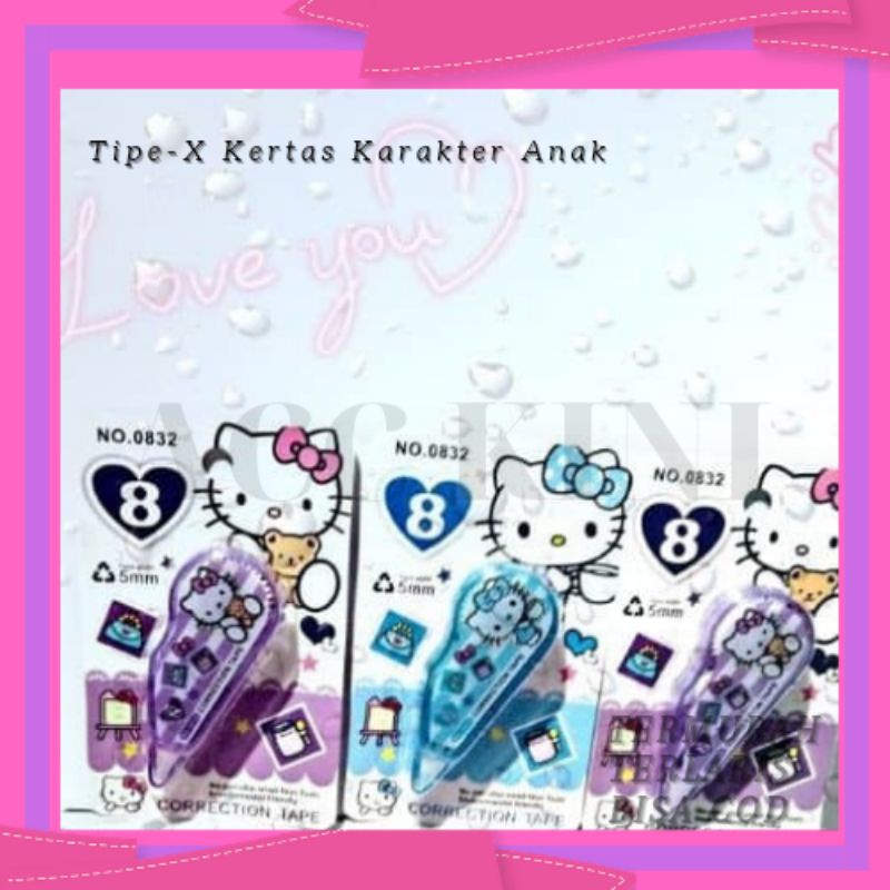

AccKini - TIPE X KERTAS KARAKTER ANAK /TIPE X KERTAS/TIPE X KARAKTER/TIPE-X KERTAS TERMURAH BISA COD