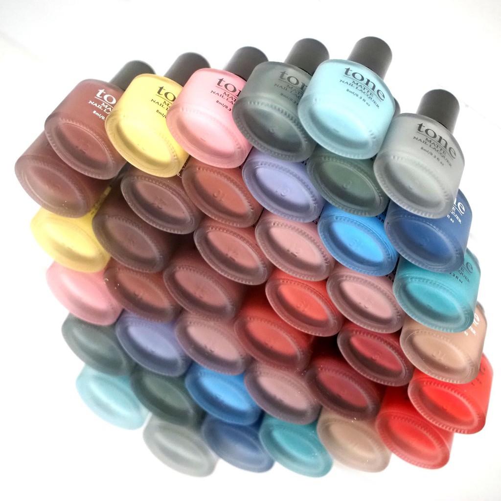 Kutek Matte TONE Chic Palette Nail Polish BPOM Seri Warna Baru All New Color Paling Lengkap