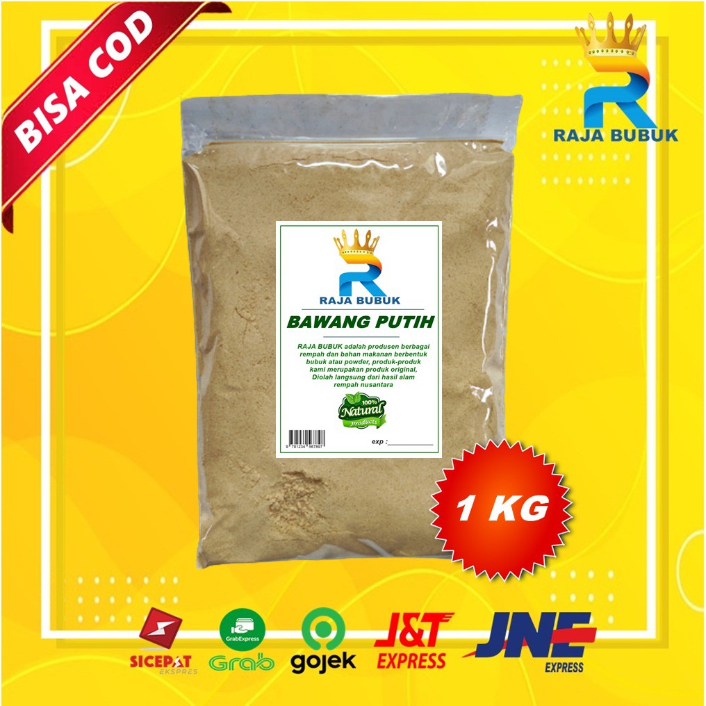 

BAWANG PUTIH BUBUK ASLI KUALITAS PREMIUM RAJA BUBUK ISI 1 KG