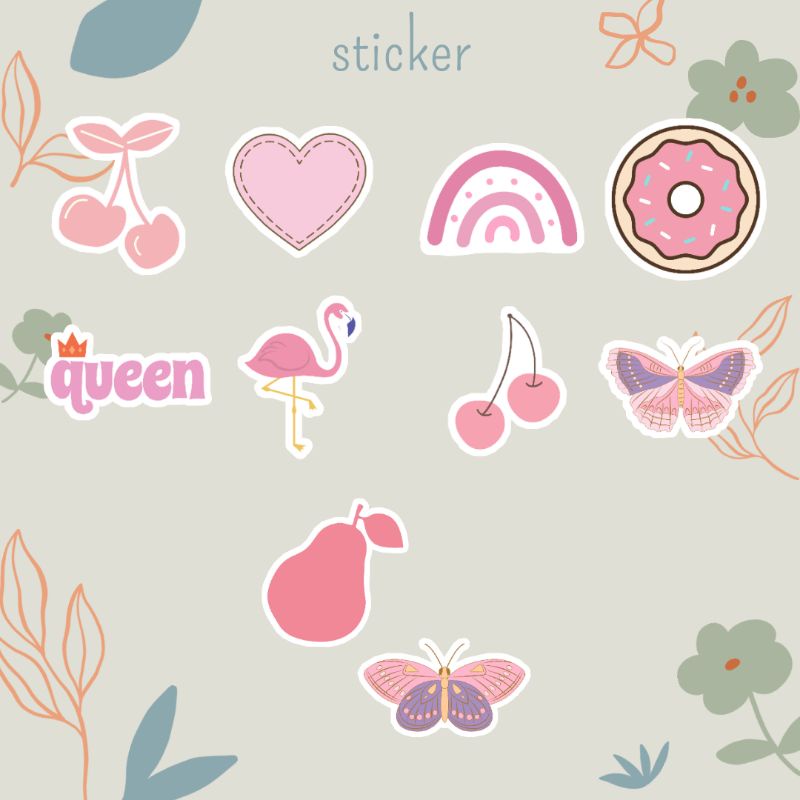 Pink Sticker