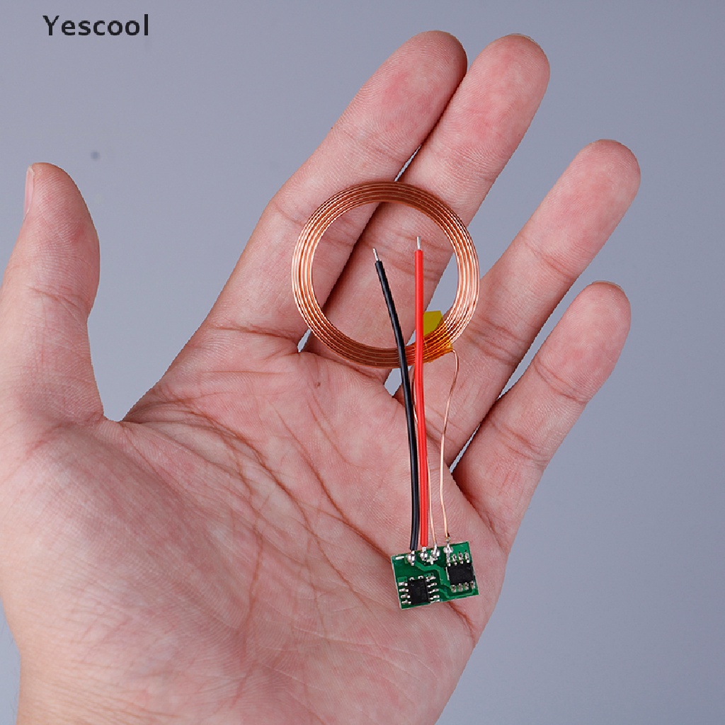 Yescool Modul transmitter charger wireless 5V + receiver power supply Induksi