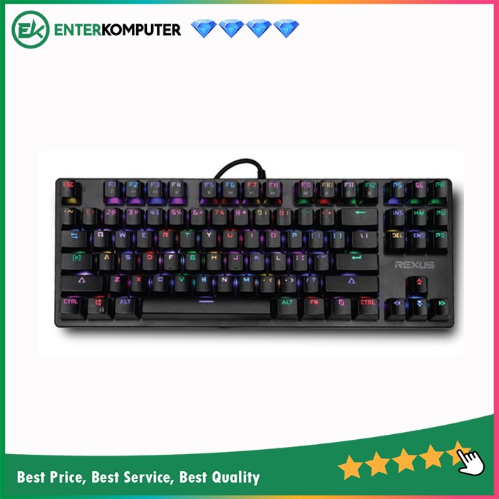 Rexus Keyboard Gaming Rexus Mechanical MX9 Legionare (Asphalt Black)