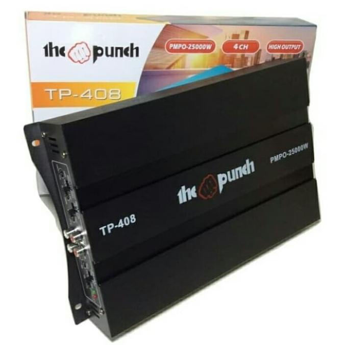 Power Amplifier Mobil The Punch 4Channel Mosfet Class Ab