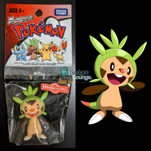 Original Takara Tomy Pokemon Moncolle Friends : Chespin