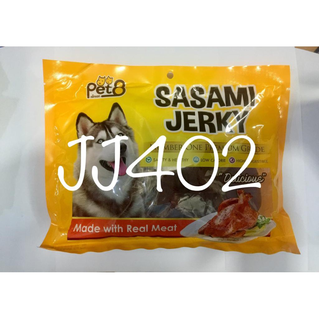 Pet8 Sasami Jerky Chicken  Cemilan Snack Anjing