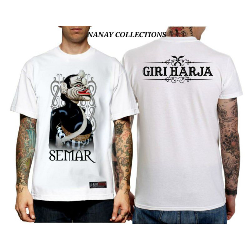 kaos wayang Semar original Giri Harja Merchandise