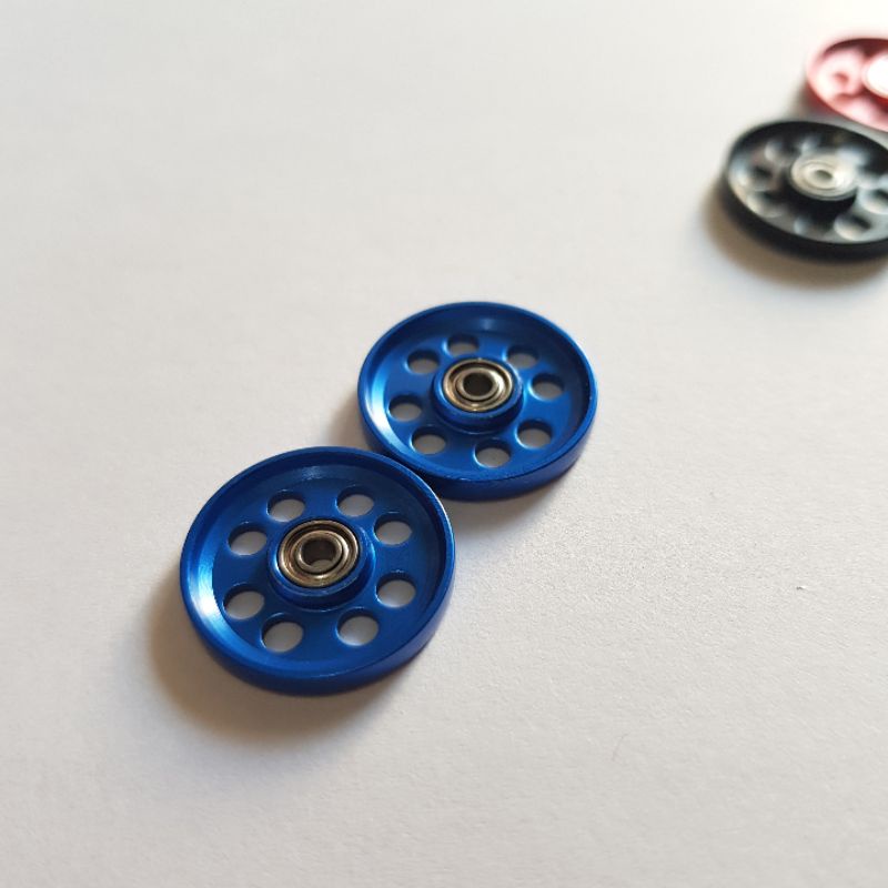 REP TAMIYA 95563 ROLLER 17MM ALUMUNIUM BALL RACE ROLLER (RINGLESS)