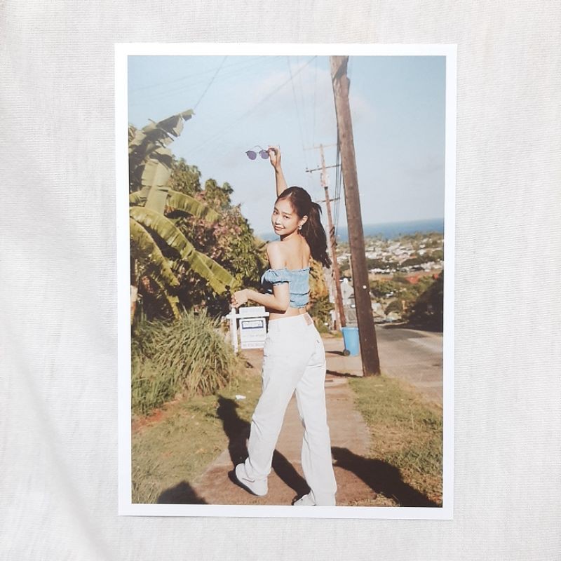 BLACKPINK JENNIE Summer Diary in Hawaii Postcard