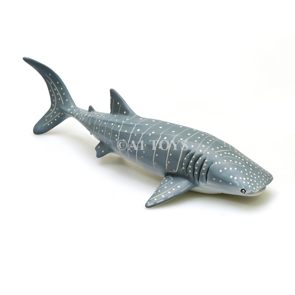  Mainan  miniatur ikan  Hiu  Paus Whale Shark Safari 23 cm 