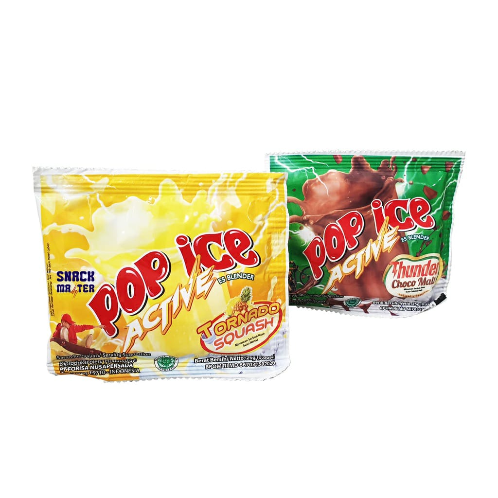 

5PCS POP Ice Active Es Blender Minuman Serbuk - 5pcs x 25 gr