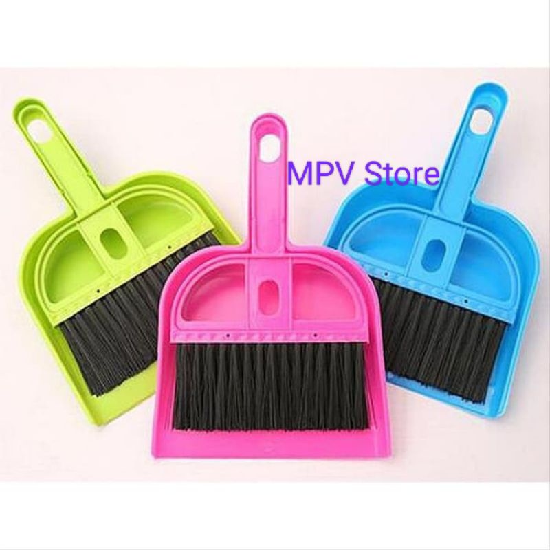 Sapu Pengki Mini Set Serbaguna Sapu Mini Dustpan