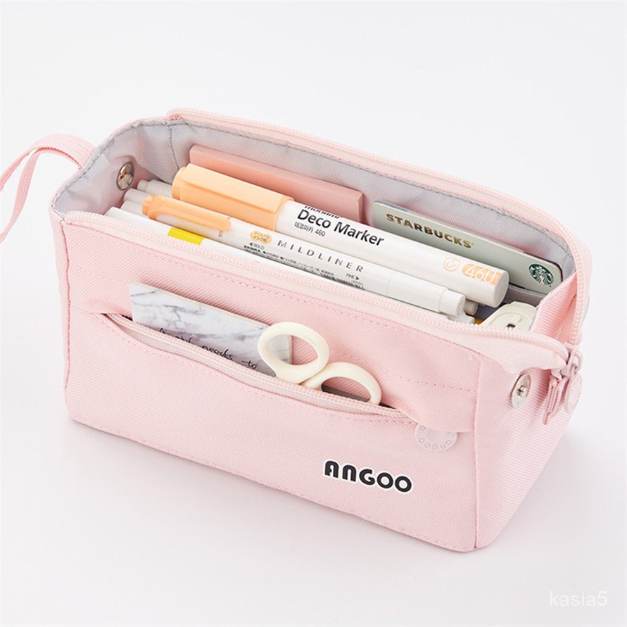 

Pencil Cases Big Pouch Case Bags Pencilcase Box Korean Stationery Trousse Scolaire Etui School Offic