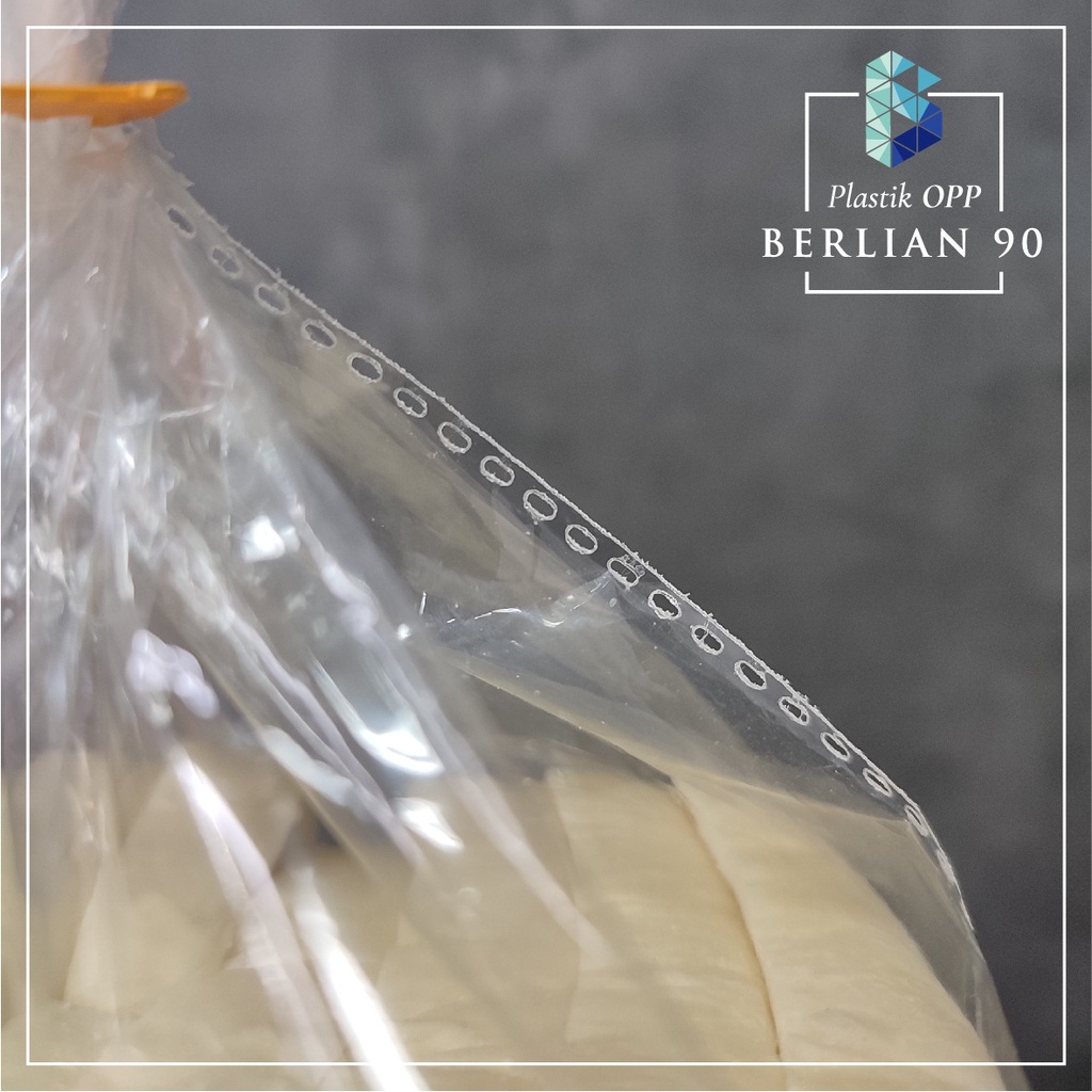 Plastik OPP Kaca Double seal 19x27 cm 40s MIC Plastik OPP Tanpa Lem