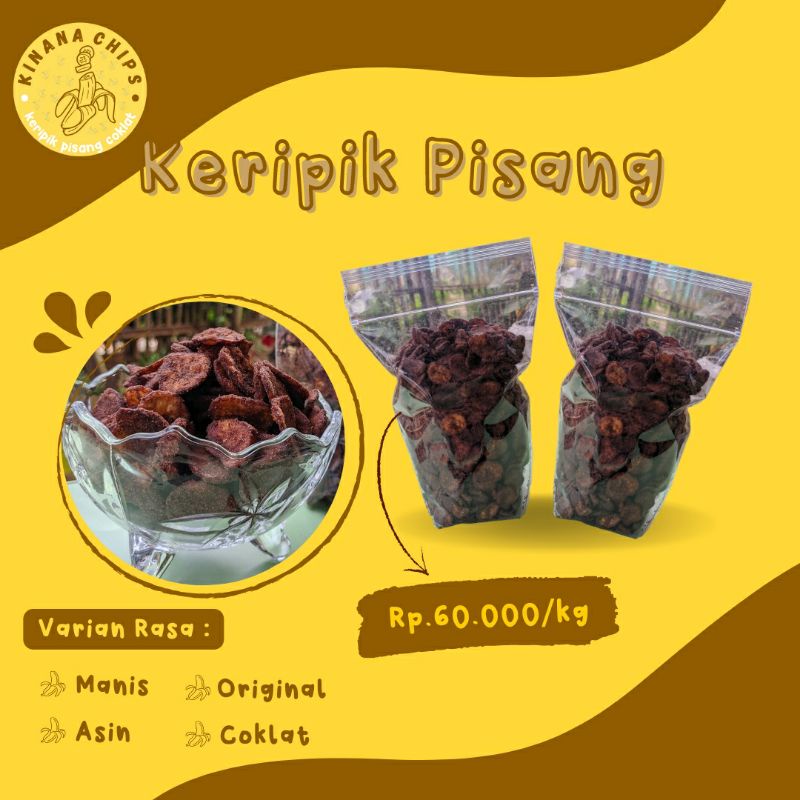 

keripik pisang coklat