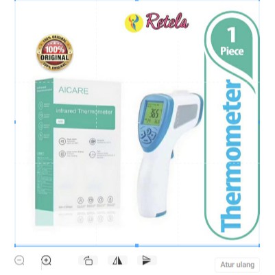 AICARE MEDICAL INFRARED THERMOMETER A66/ THERMOMETER INFRARED/ PENGUKUR SUHU TUBUH/ TERMOMETER