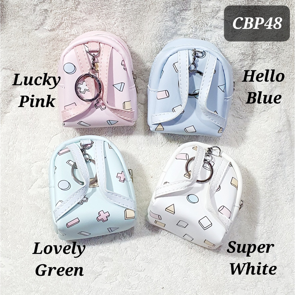 dompet koin ransel tas mini gantungan kunci CBP48 shapes