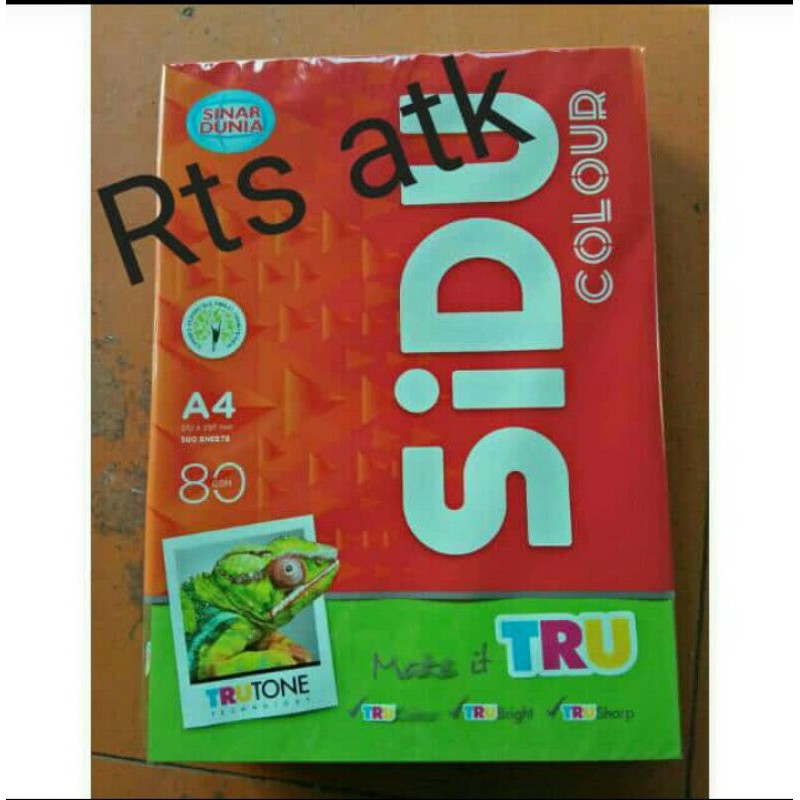 

Kertas warna sidu a4 it 230 parrot 80gsm