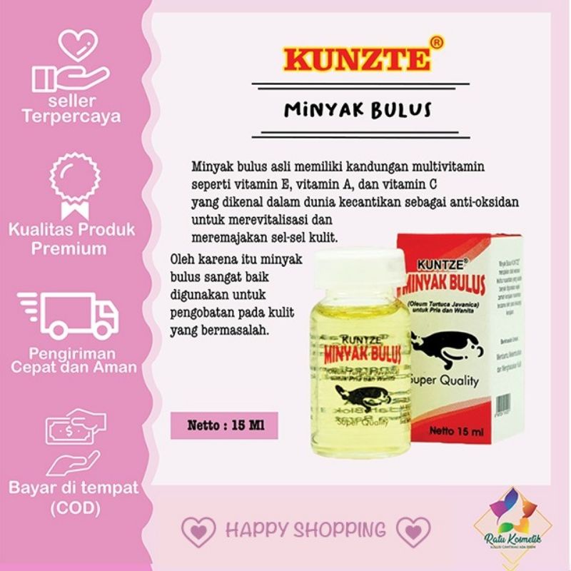 KUNTZE MINYAK BULUS - PEMBESAR PAYUDARA - KUNTZE MINYAK BULUS ORIGINAL ORIGINAL