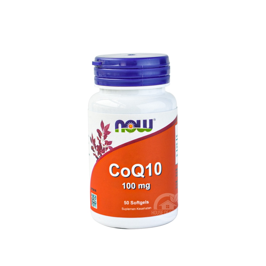 NOW Foods CoQ10 100 mg 50 Softgels