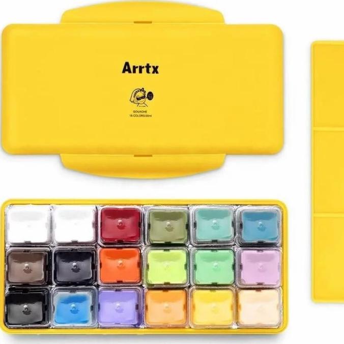 

BAYAR DITEMPAT arrtx gouache 18clr x 30ml (free mixing palette) special color set/CAT AKRILIK SET/CAT AKRILIK SET 24 WARNA/CAT AKRILIK PASTEL/CAT AIR/CAT AIR LUKIS SET/CAT AIR GIOTTO/KUAS LUKIS 1 SET/KUAS LUKIS KECIL/KUAS LUKIS LENGKAP/KANVAS LUKIS/KANVAS