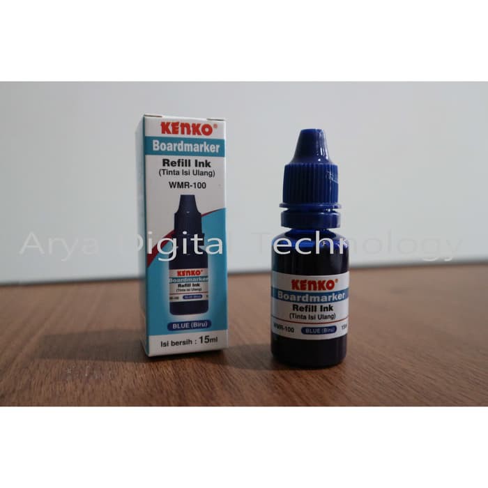 

Tinta Isi Ulang Spidol Refill Ink Boardmarker Kenko Biru Murah Original