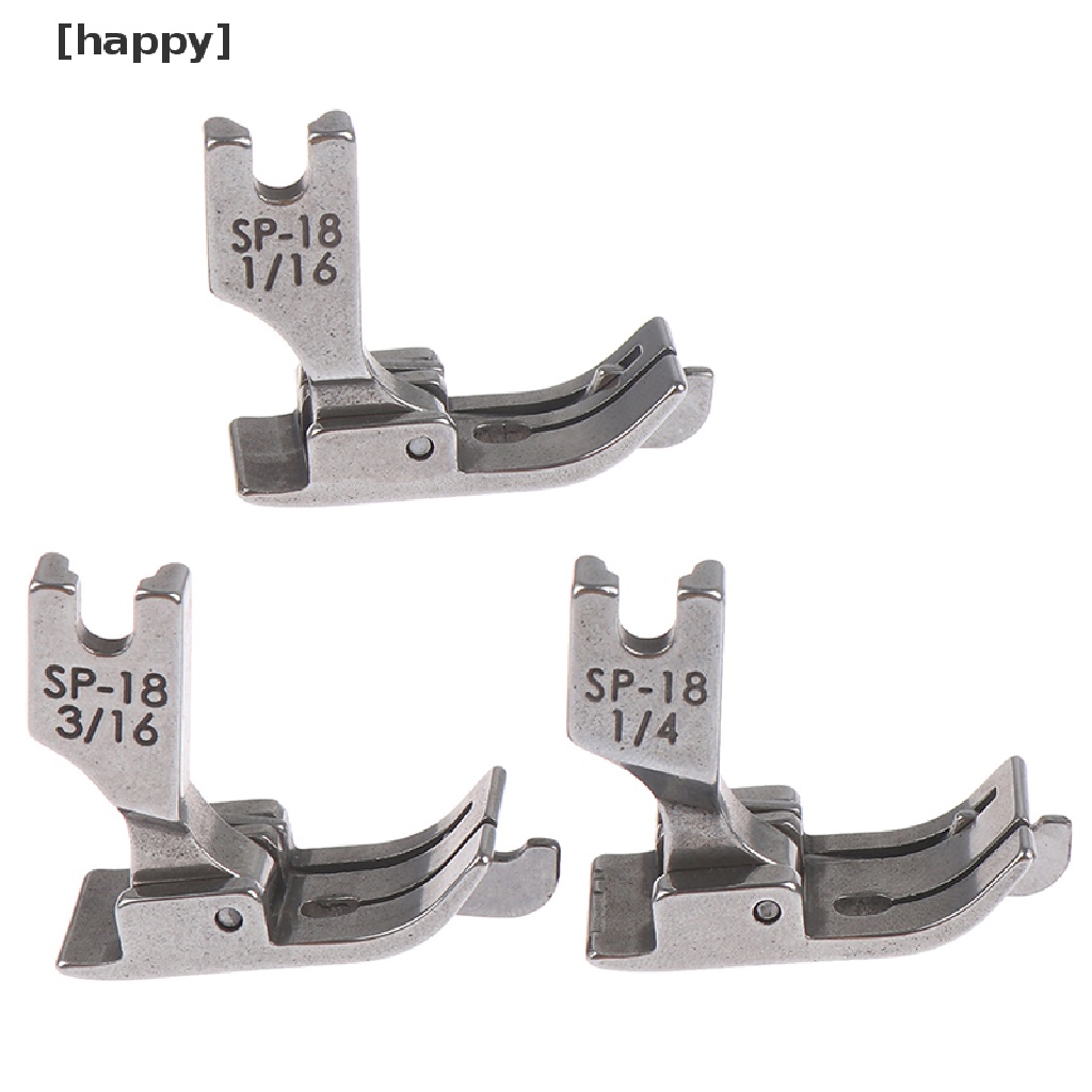 1pc Presser Foot Kanan Dan Lebar Bahan Full Steel Untuk Mesin Jahit