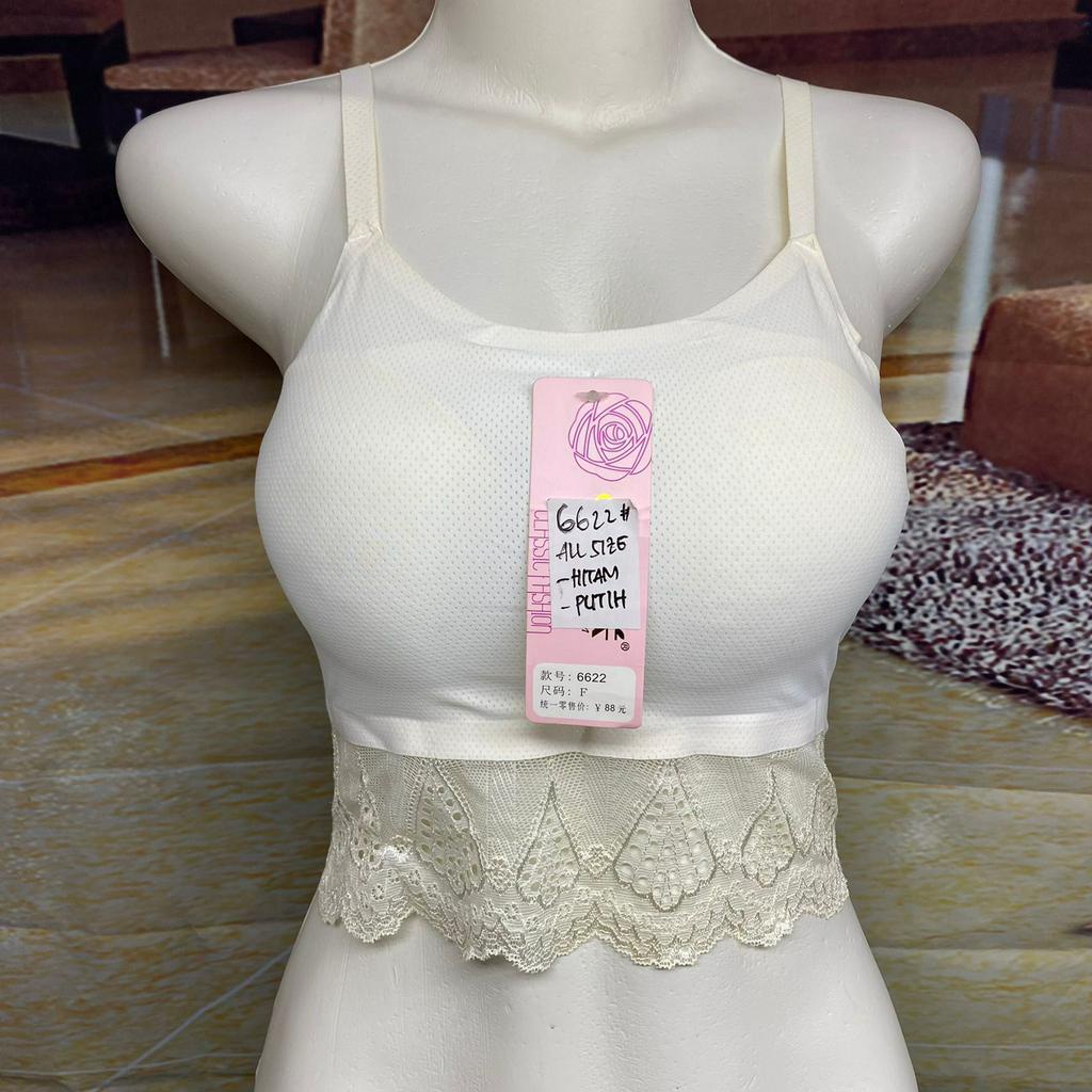 bra / bh wanita 6622# busa sedang kain lembut tidak ada kawat (PROMO BELI 4 FREE MASKER)