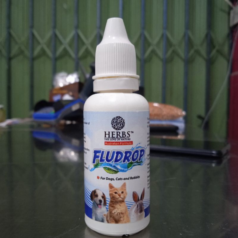 Herbs Flu Drop 30ml~Obat flu tetes kucing Anjing