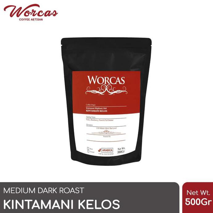 

Kopi Arabica Kintamani Kelos 500 Gram (Biji/Bubuk) | Worcas Coffee - KOPI BIJI