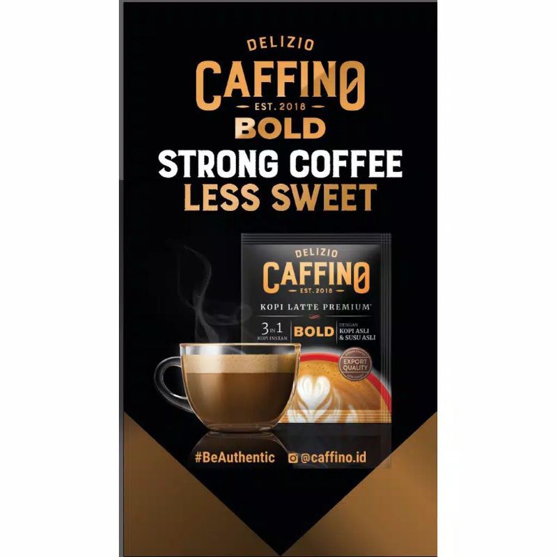 caffino bold 3 in 1 kopi latte premium 30 gram