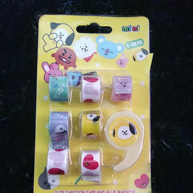 

Glitter Tape BONUS Dispenser Tape PORTABLE GUMMED TAPE