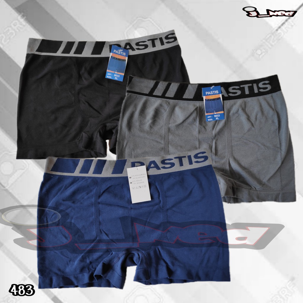 J483 Celana Dalam Pria Boxer M L XL Boxer Pria Premium Import Cd Pria Boxer