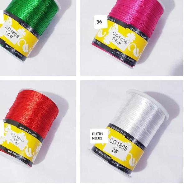 

TALI SATIN SHANGHAI SUPER ISI 100METER - INFO WARNA, 100MTR PER ROLL