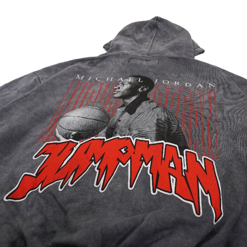 JAKET HOODIE TOXIC1805 MICHAEL JORDAN WASHING GREY PREMIUM LIMITED