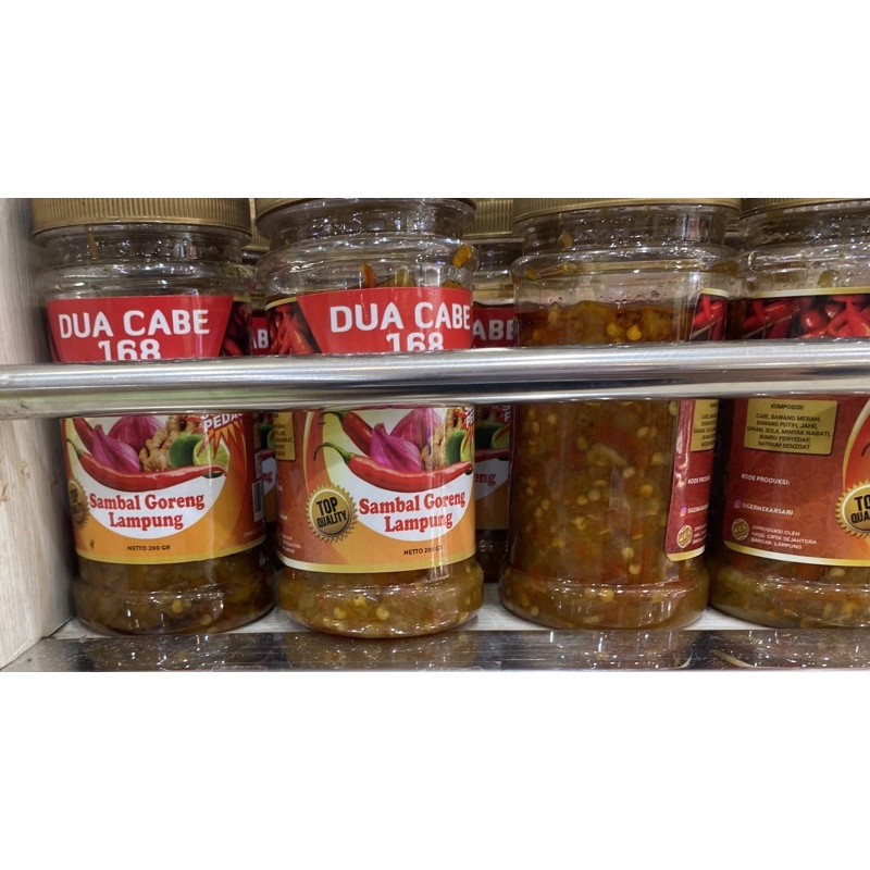 

Sambal Goreng Lampung Dua Cabe 168 kemasan 200 gram