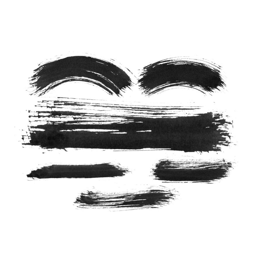 45 Ink Strokes - Photoshop Stamp Brushes