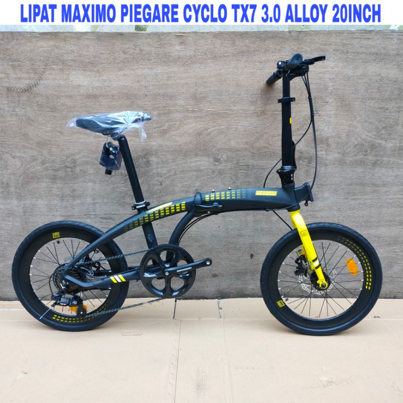 Sepeda Lipat Maximo Piegare Cyclo Tx7 3.0 Alloy 20Inch