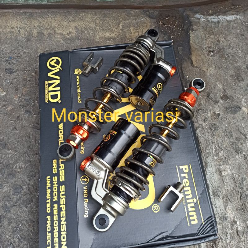 Shockbreaker Shock VND tabung atas Roulette 320mm Rx king/Tiger/All new Nmax