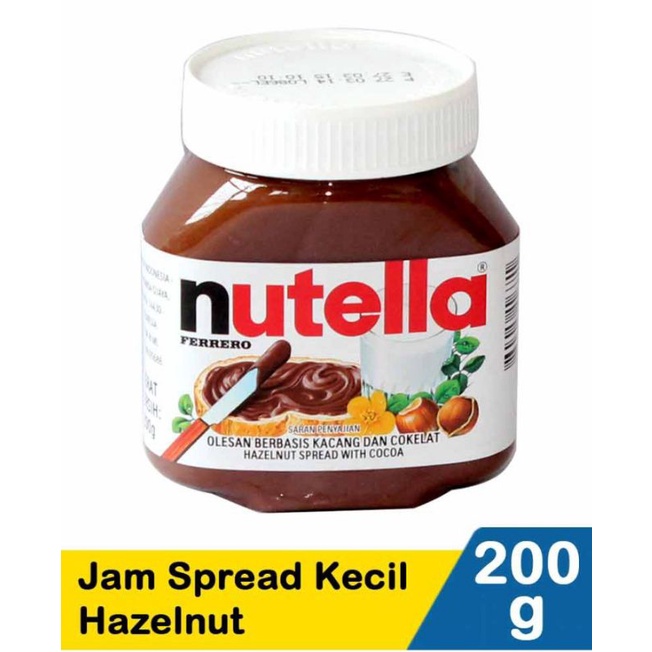 

Nutella Jam Spread Kecil Hazelnut 200 g