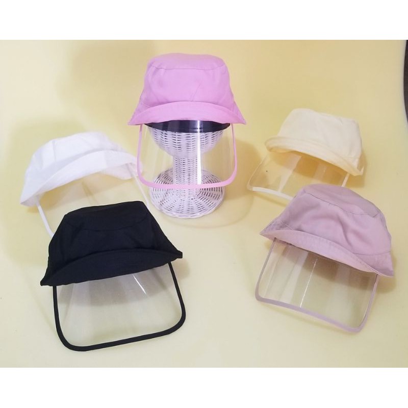 Topi Face shield bayi anak / bucket hat baby kids Topi kupluk