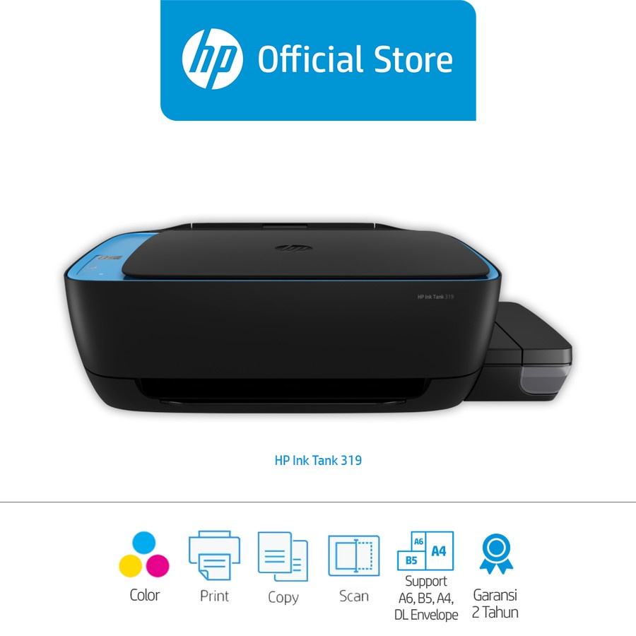 PRINTER HP Ink Tank 319 [ Z6Z13A ] - HP Ink Tank 319 PRINT SCAN COPY